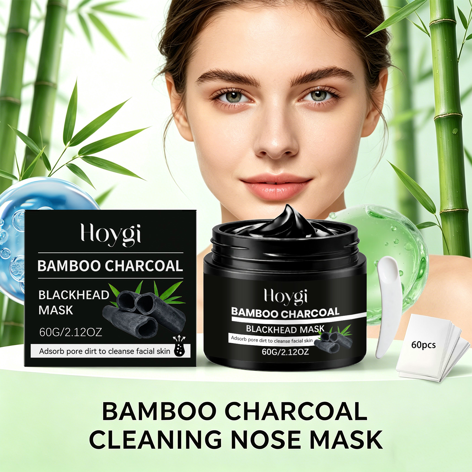Skincare China - Bamboo Charcoal Blackhead Remover Mask Deep
