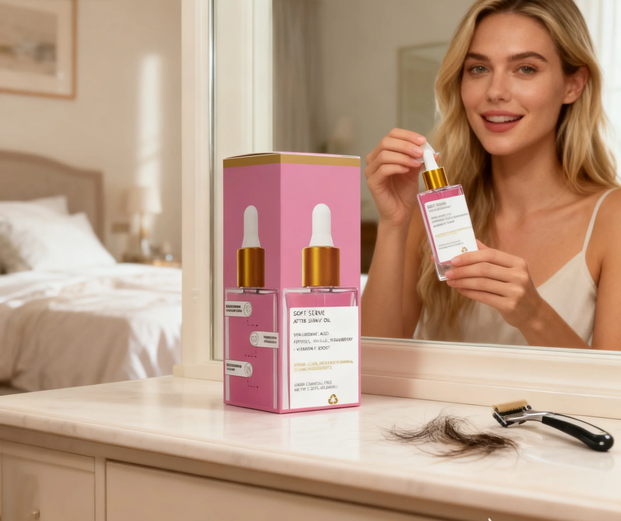 Skincare Ingredients - After-Shave Care Oil Pure Ingredients Hyaluronic