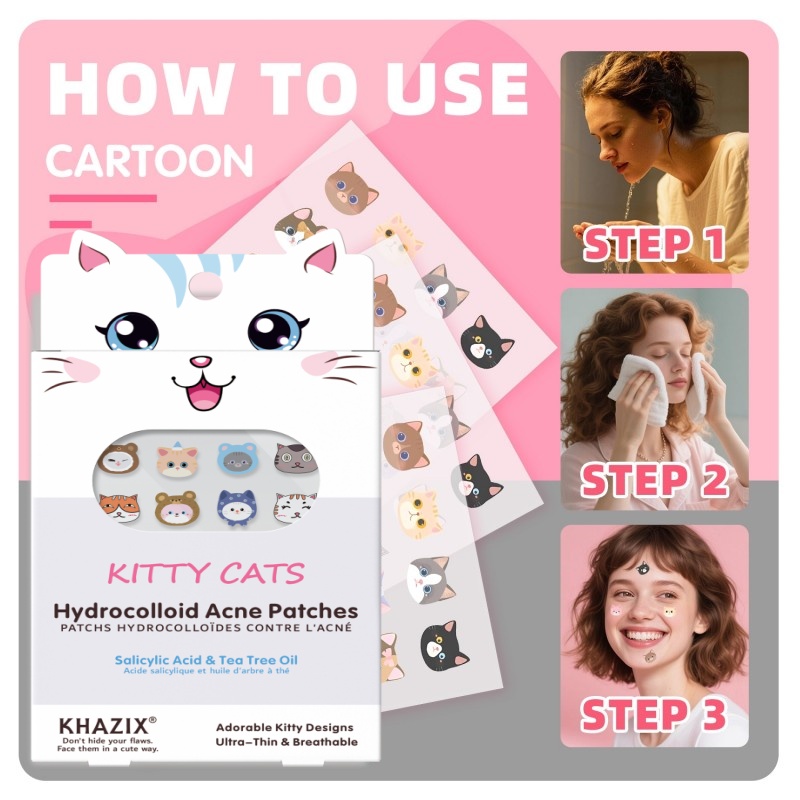 100 new cartoon facial acne pa - Skincare China recensione e prezzo