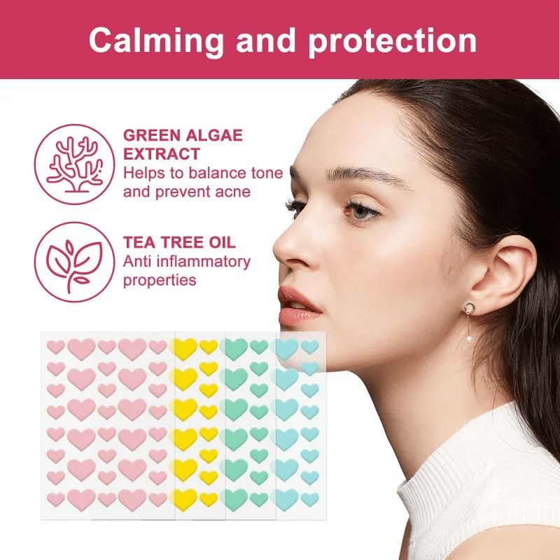 864PCS Cute Heart Shape Pimple - Skincare You recensione e prezzo