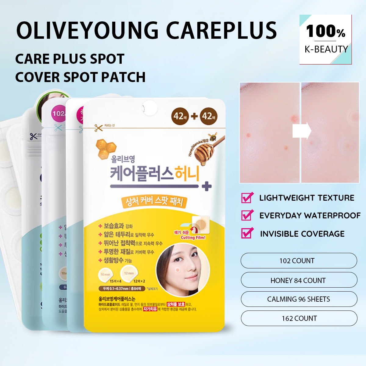 Olive Young Care Plus Spot Cov - Skincare You recensione e prezzo