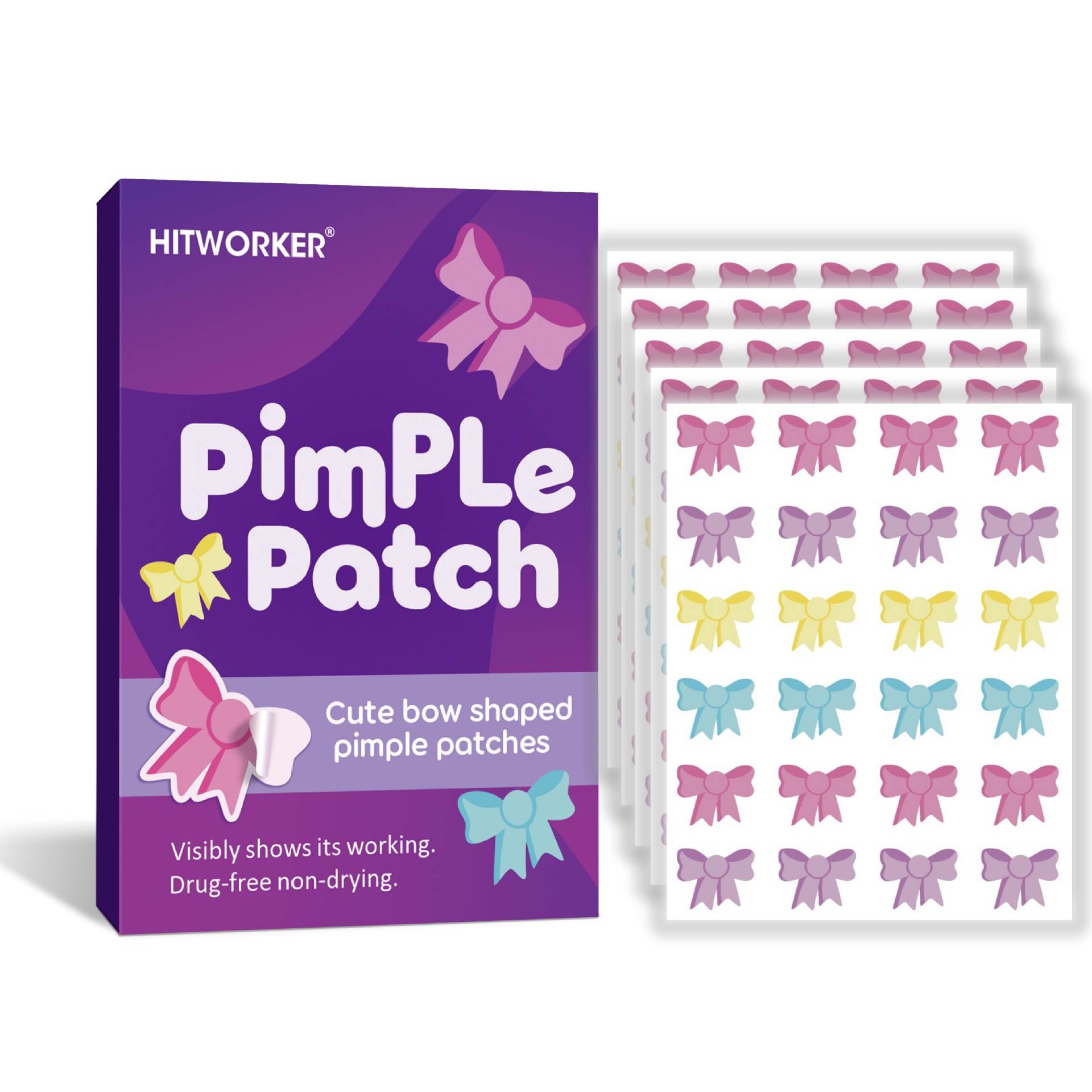 120Pcs Bow Shaped Acne Pimple  - Skincare You recensione e prezzo
