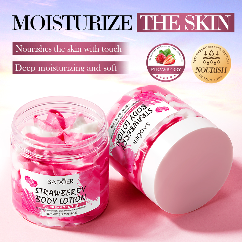 180g Strawberry Body Lotion, C - Skincare Ingredients recensione e prezzo