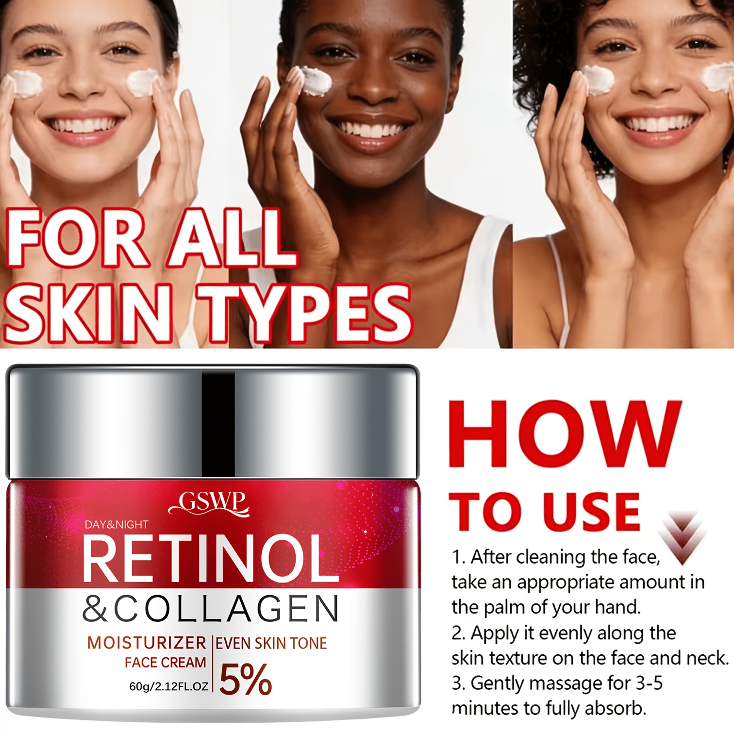 GSWP Retinol Moisturizing Crea - Skincare Ingredients recensione e prezzo