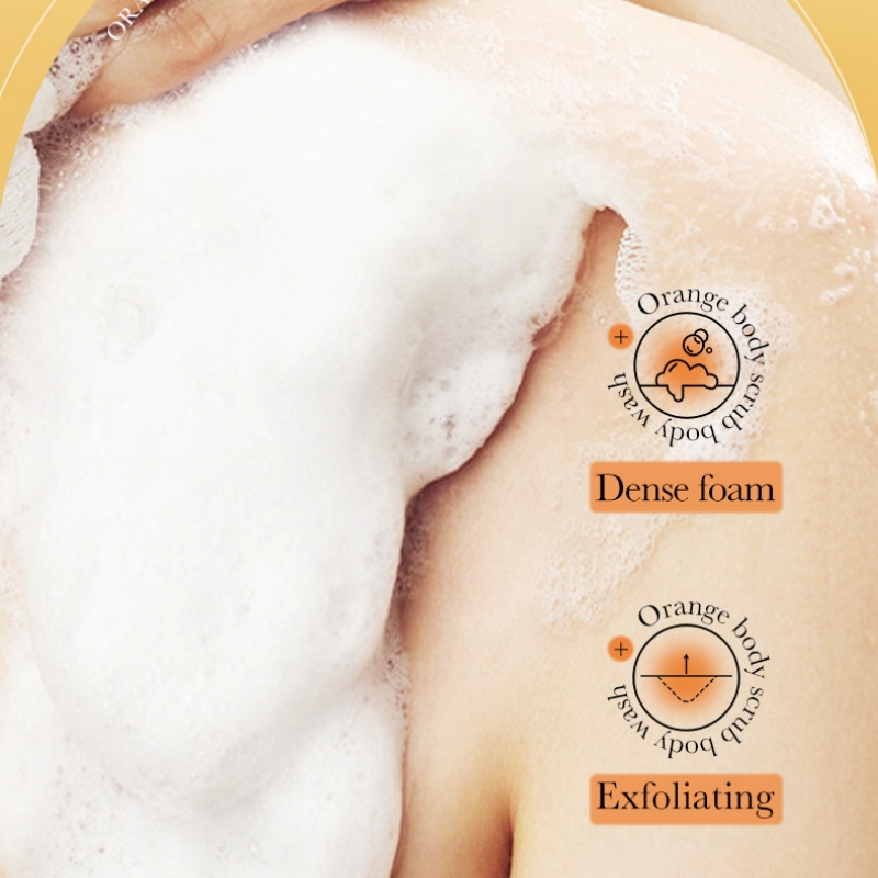 300ml Orange Body Scrub Shower - Skincare Ingredients recensione e prezzo