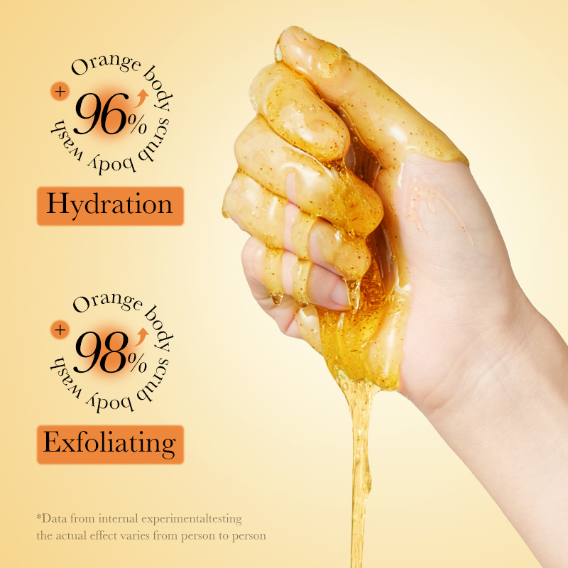 300ml Orange Body Scrub Shower - Skincare Ingredients recensione e prezzo