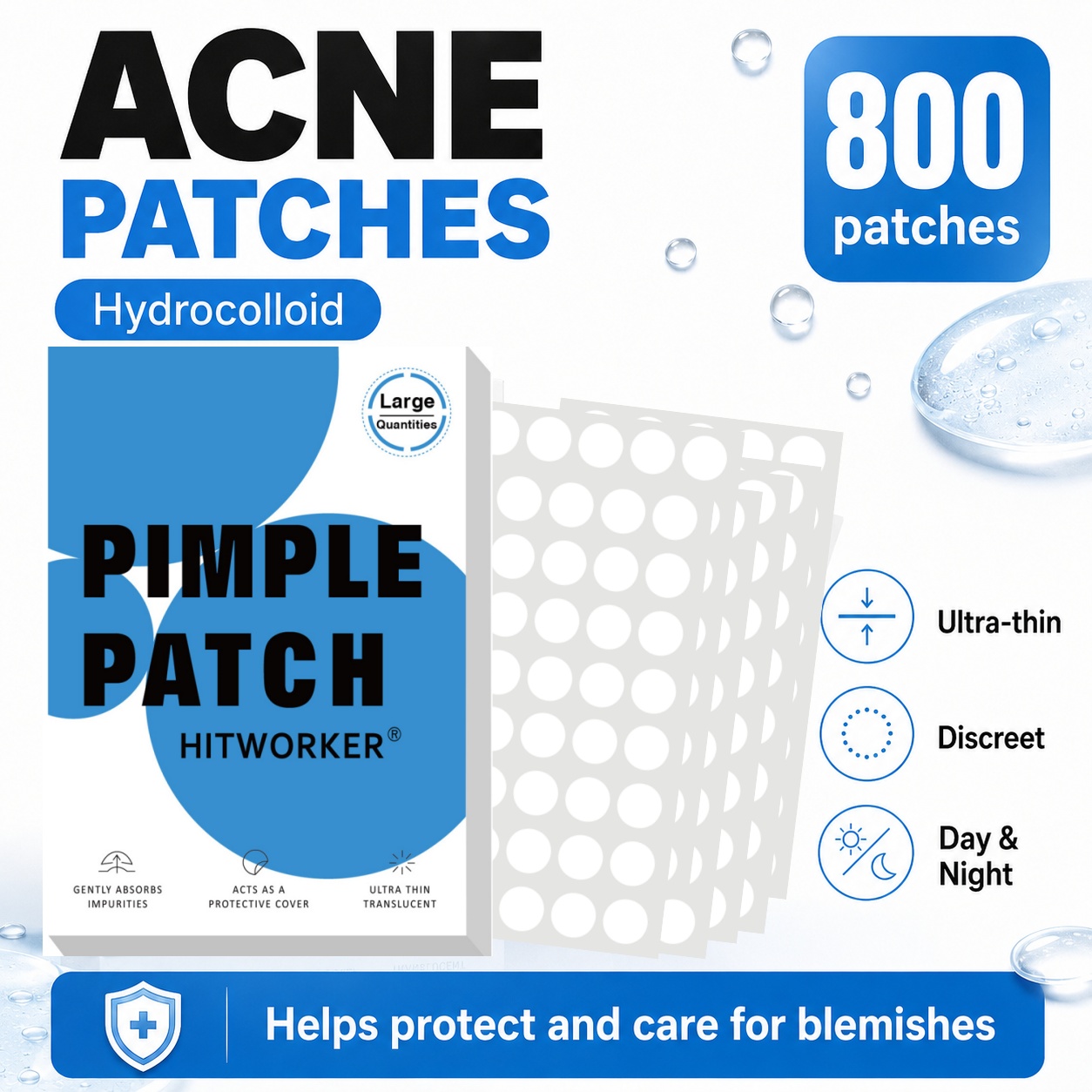 800Pcs Hydrocolloid Acne Pimpl - Skincare You recensione e prezzo