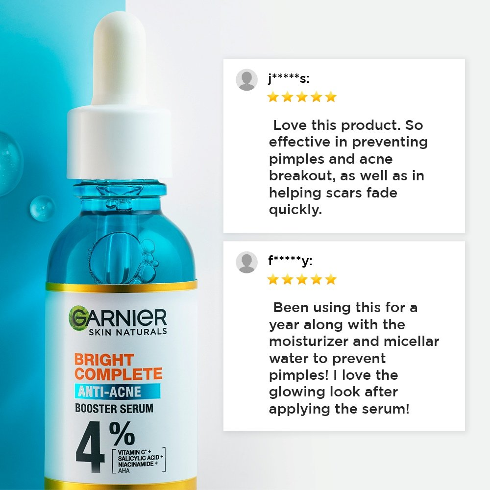 Garnier Bright Complete Facial - Azelaic Acid Serum recensione e prezzo