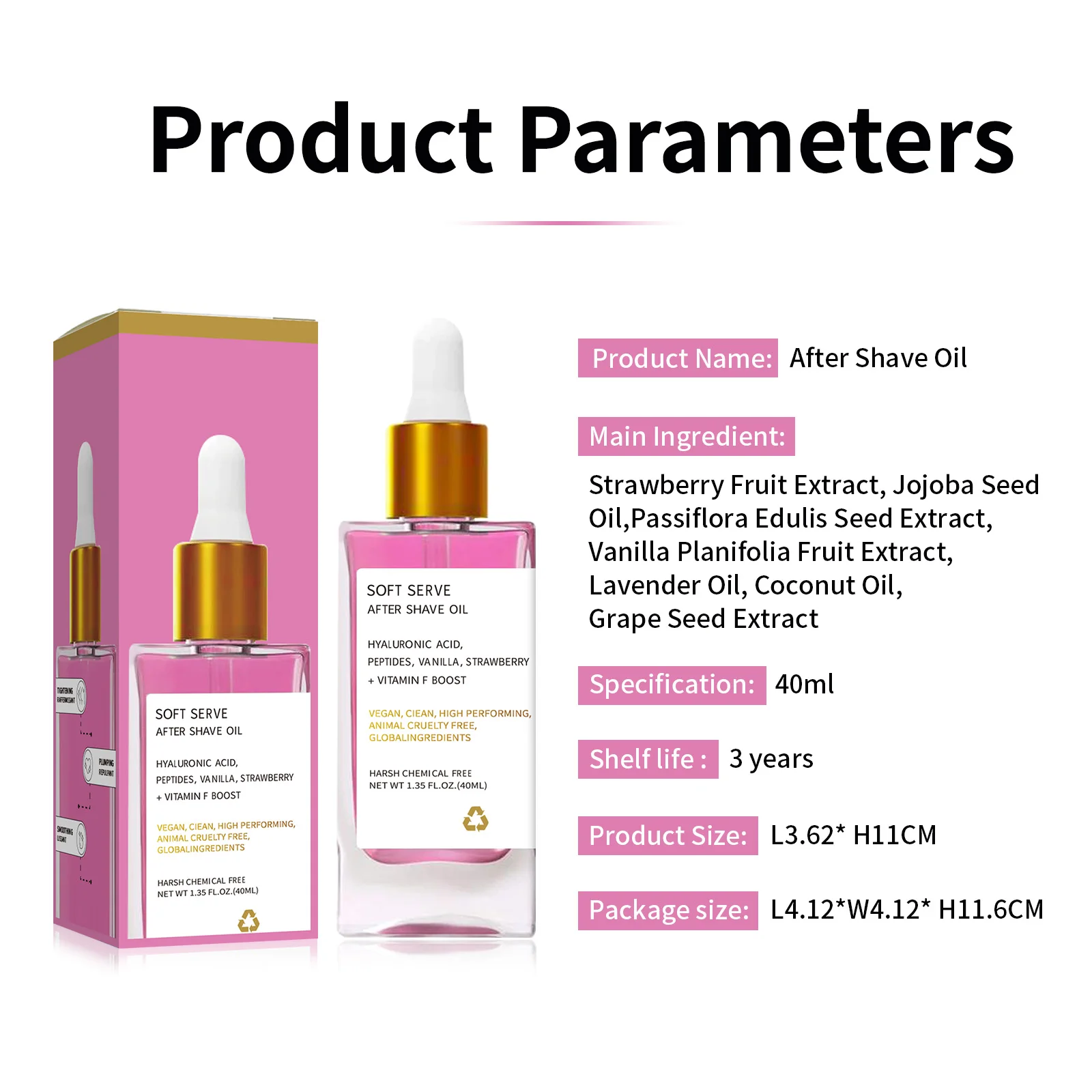 After-Shave Care Oil Pure Ingr - Skincare Ingredients recensione e prezzo
